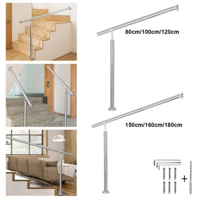 CAVATINY Edelstahl Eingangsgeländer Treppengeländer Brüstung Innen und Außen Handlauf