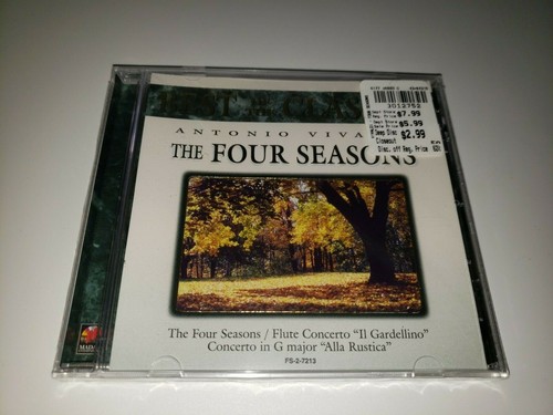 Vintage 1997 The Four Seasons Antonio Vivaldi Classical Album CD Sealed!