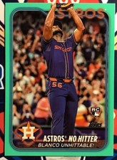 2024 Topps Update Ronel Blanco Rookie Aqua