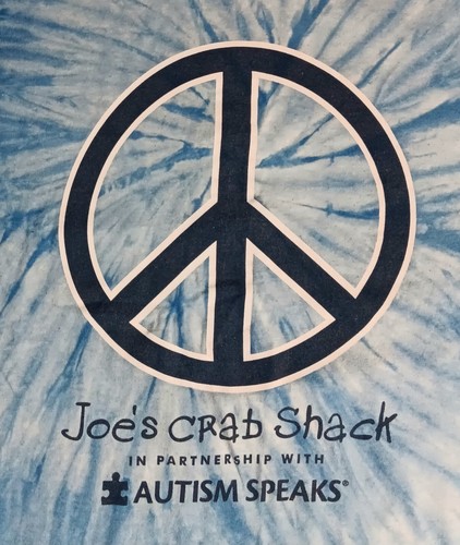 Joe's Crab Shack Autismus Batik T-Shirt Peace of the Puzzle - Bild 1 von 5