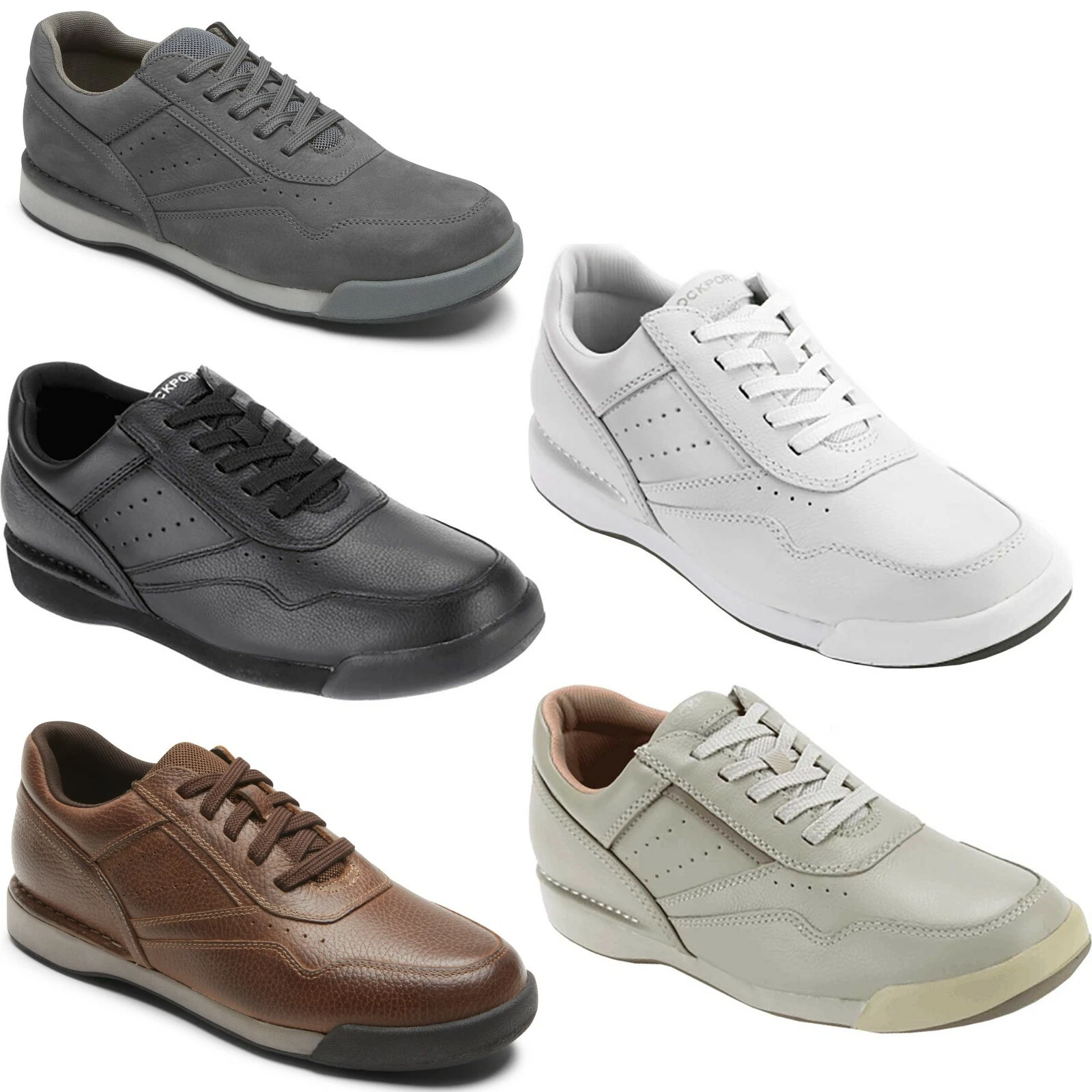 ROCKPORT Prowalker M7100 Men's Arch Support Walking Full Grain leather Shoes