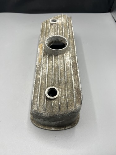 Mini copri dondolo alettato in lega vintage anni 70 vecchio progetto ritrovamento garage - Foto 5 di 10