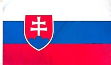 SLOVAKIA FLAG Super-Polyester 3x5 w/Header + Grommets NEW