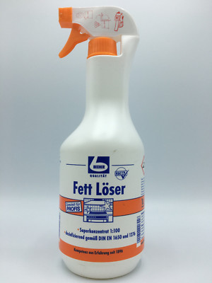 Fettlöser Dr. Becher Fettreiniger Sprühflasche 1,0L Grillreiniger Küche Herd