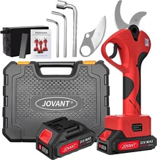 Electric Pruning Shears 1.6"(40mm) Electric Pruner / Scissors, 2 * 2Ah Batteries