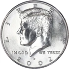 2002 D KENNEDY  Half Dollar  50c  BU  from  Mint Set