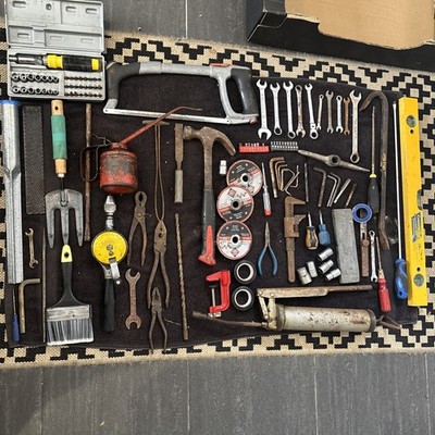 Restposten Werkzeugkoffer voll Werkzeug gebraucht Handwerkzeuge etc Konvolut gemischt teils Vintage