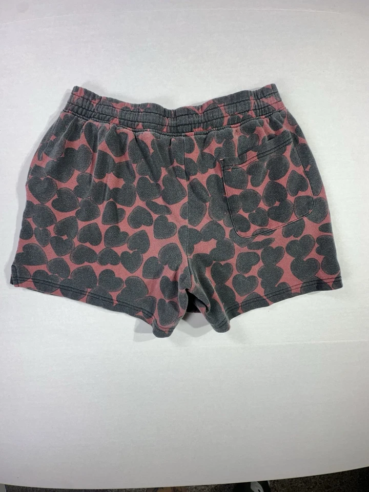 Pantalones Cortos Nirvana Con Patrón de Caja en Forma de Corazón L Amarillo Logo Licencia 2023 Música Foto 2 de 4