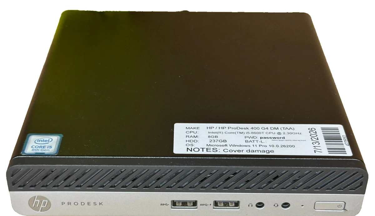 Mini Desktop Intel Core i5 8th Gen. PC Desktops & All-In-One