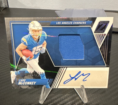 Panini 2024 Zenith Football Ladd McConkey Chargers #212 Auto Patch /299