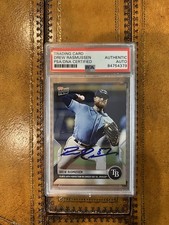 Drew Rasmussen Signed 2022 Topps Now  #708 PSA/DNA AUTHENTIC AUTO