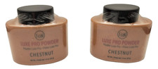 2 Pack J.Cat Beauty Luxe Pro Powder Chestnut LPP104 1.5 oz 42 g New Sealed