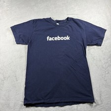 Vintage Facebook Employee Mens S T Shirt American Apparel Y2K Made USA Grunge#4A