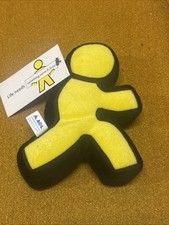 Vintage AOL Running Man Plush With Tag, America Online Y2K Tech Promo - Rare