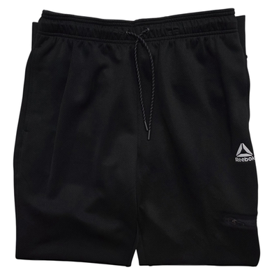 Reebok #11853 NEW Men's Slim Elastic Waist Drawstring Mesh Jogger