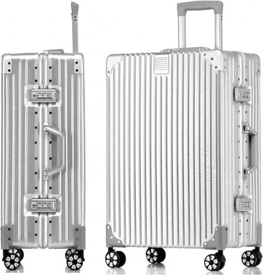 yuweijie Hand Luggage Suitcases & Trolleys Aluminium Frame Hard Shell in Polyca