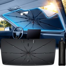 Adefor Car Windshield Sun Shade Umbrella 2026 Ice Shield Custom Fit Toyota