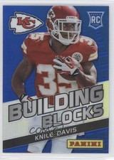 2013 Panini Monster Box Prizm Building Blocks Blue Prizm Knile Davis #12 0l2
