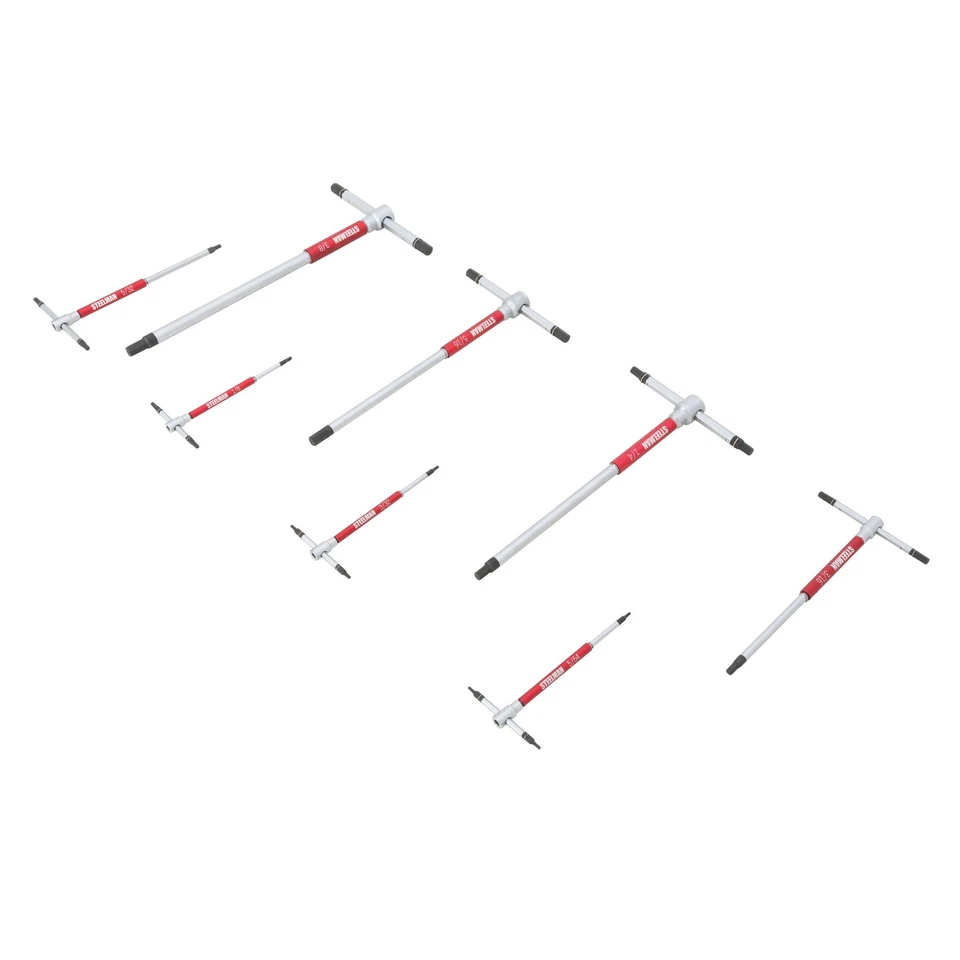 Steelman 8-PC Sliding T-Handle SAE Hex Key Set with Grip Sleeves, 42601 - Image 3 of 4