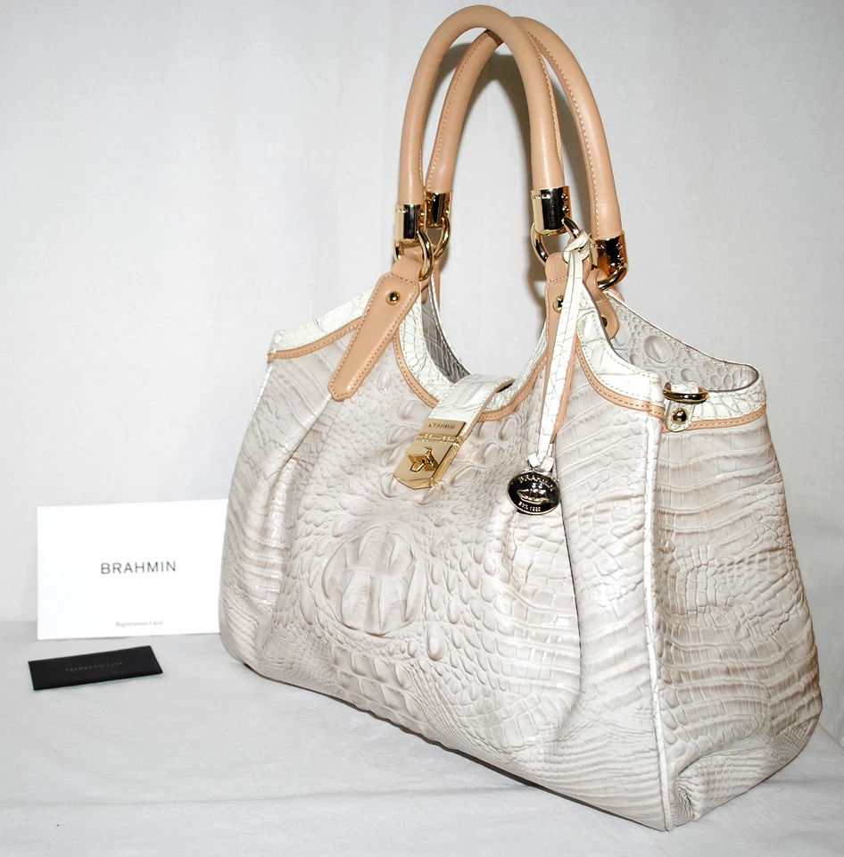 Hobo tricolor con mango superior de piedra pómez Brahmin Elisa Foto 4 de 4