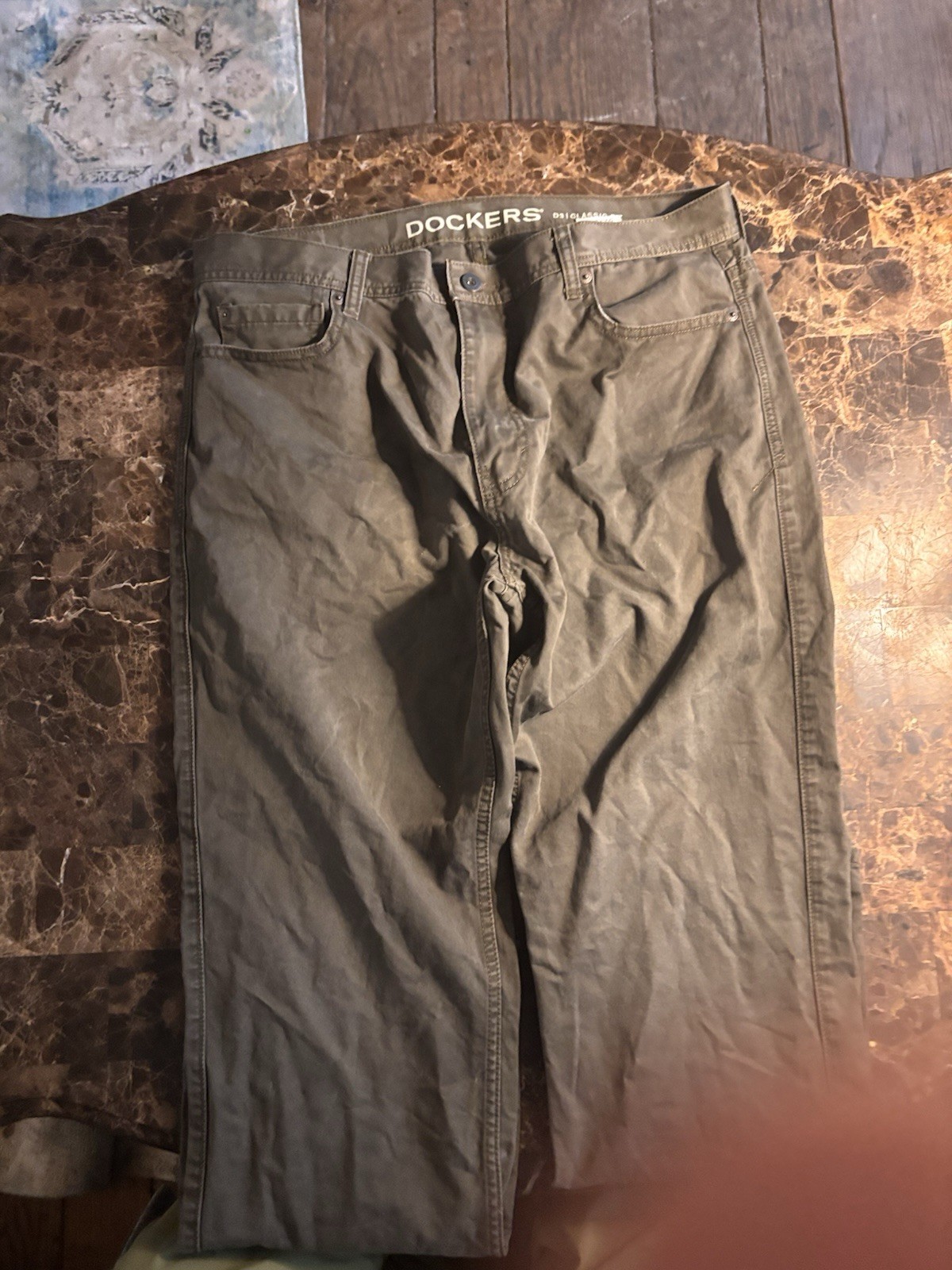 D3 5 Pocket 36/29 Brown Straight Leg 100% Cotton