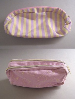 2x  Kosmetikbeutel / Kosmetiktaschen / Kulturbeutel - Rosa / Pink