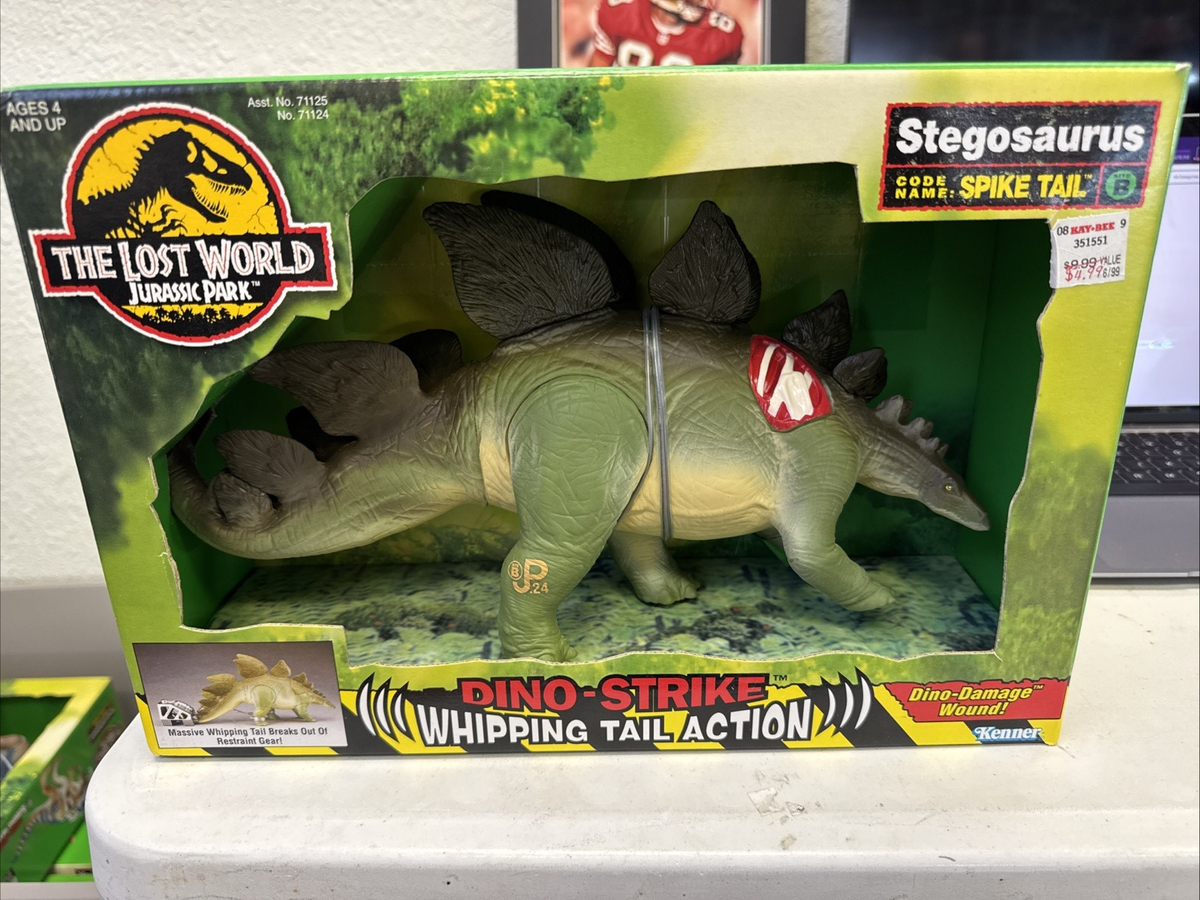 廃盤　新品  恐竜　Fossilly Stegosaurus 1996 KENNER JURASSIC PARK THE LOST WORLD STEGOSAURUS DINO-STRIKE