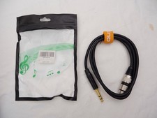 Tisnio 1/4 inch TRS Male to XLR Female Mic/Audio Cable   6-8ft