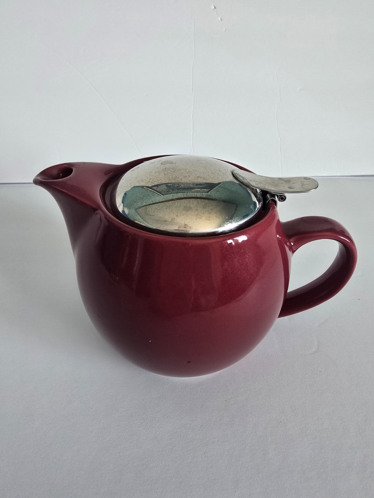 Zero Japan Mauve Pink Teapot Loose Tea Infuser