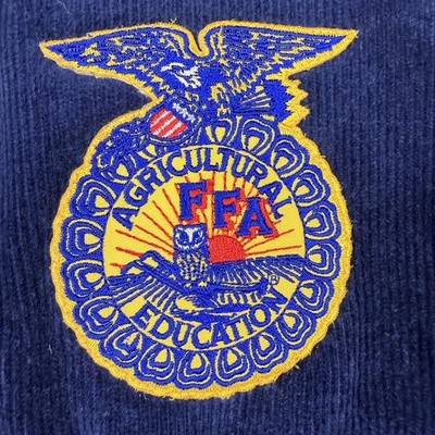 Vintage 80s FFA Coduroy Farmers Agricultural Education Florida
