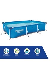 9ft 10” Steel Pro Rectangular Swimming Pool Set Bestway