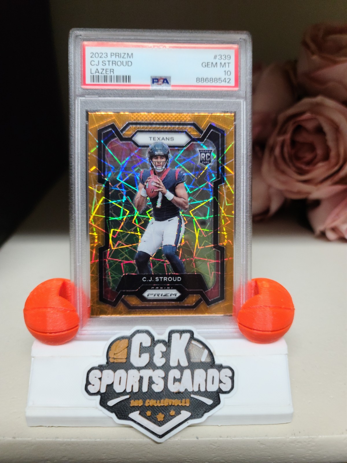 CJ Stroud Panini Prizm #339 Lazer