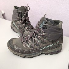 La Sportiva Ultra Raptor II Mid GTX Hiking Boots Women's Size 9.5 Gray Gore-tex