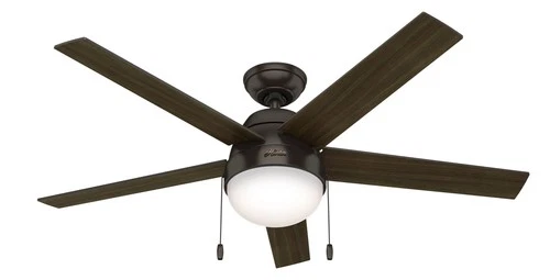 Hunter Fans - Anslee 52 Inch Ceiling Fan with LED Light Kit and Pull - Picture 1 of 4