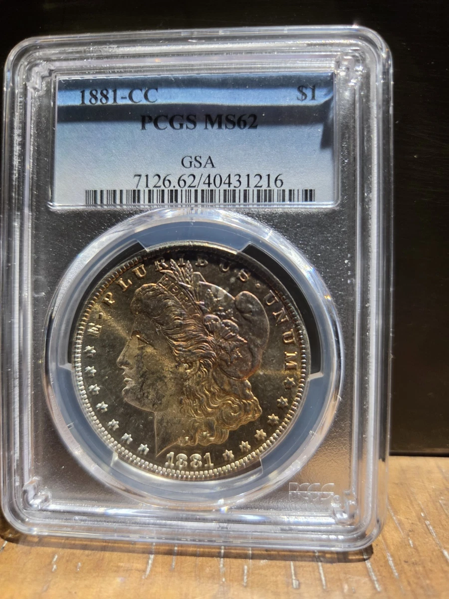Carson City Grade MS 62 1881 Year Morgan US Dollars (1878-1921