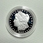 2025-S Morgan Silver Dollar Proof OGP COA Beautiful Deep Mirrors - 0.999 Silver