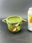 Roseville Snowberry Green Sugar Bowl # 1-S In Excellent Mint Condition