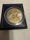 2000 American Eagle Silver Dollar In Full Color Walking Liberty 1oz Fine Silver