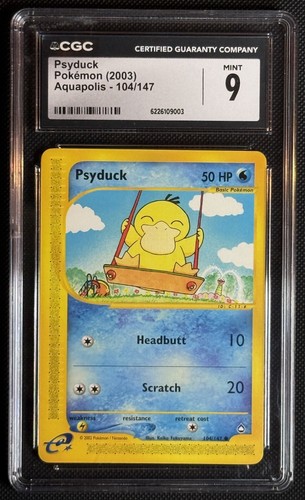 Psyduck graded CGC 9 for sale on eBay