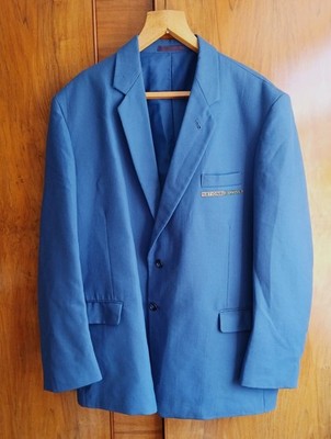 Vintage 80er Jahre National Express Fahrer Uniform Blazer Jacke Wollmischung Gr. 48R