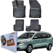 Trimak Autofußmatten kompatibel mit DACIA LODGY ab 2012 Allwetter Gummimatten