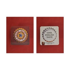 Newcastle Brown Ale blauer Stern Brauerei Bierdeckel Beermat