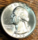 1959 Washington Quarter Original Gem BU CHRC