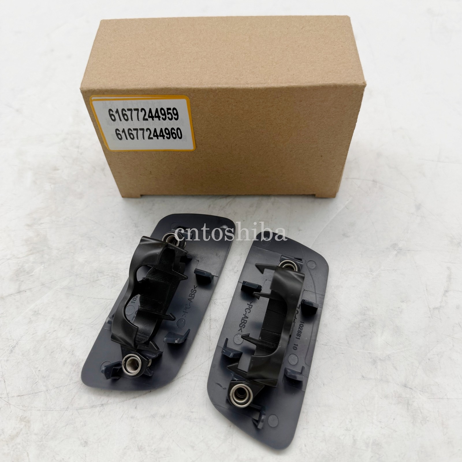 Front Left+Right Headlight Cleaning Nozzle Cover For Rolls-Royce Ghost 2010-2018