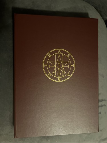 Cover of Hellfire Club Books Goetia Full Burgundy Goat Skin Crowley Limited To 72 Copies