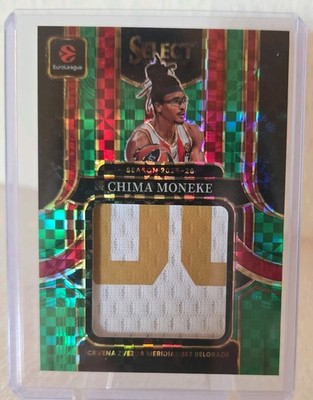 CHIMA MONEKE 2025/26 PANINI SELECT EURO JUMBO PATCH #2/5 Roter Stern Belgrad