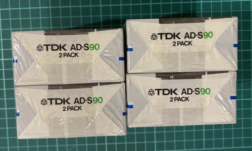 [ New ] TDK AD-S 90 TYPE I NORMAL POSITION Cassette Tape lot of 8 ...