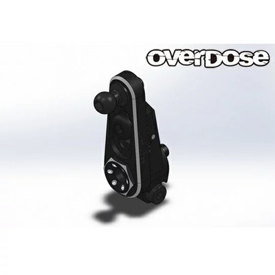 OVERDOSE JT Aluminum Direct Servo Horn Type-2 Black Sanwa KO OD3886 From Japan