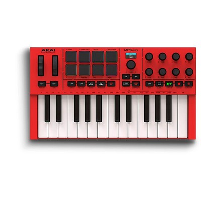 Akai Professional MPK Mini IV 25-Key MIDI Keyboard Controller - Red