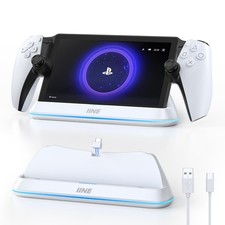 IINE Charging Dock Station PlayStation Portal, Charger Stand PS Portal RGB